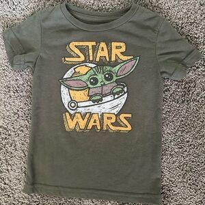 Star Wars Green Kids Short Sleeve Tee